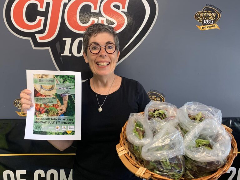 Julie Docker-Johnson with The Local Community Food Centre