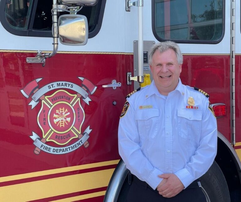 There is a new Director of Emergency Services/Fire Chief in St. Marys