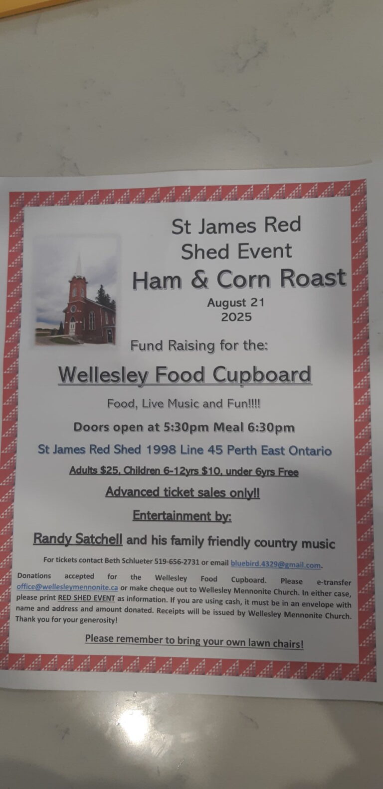 St James Red Shed Event