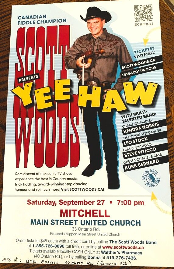 The Scott Woods Band – Yee Haw Tour The Scott Woods Band – Yee Haw Tour