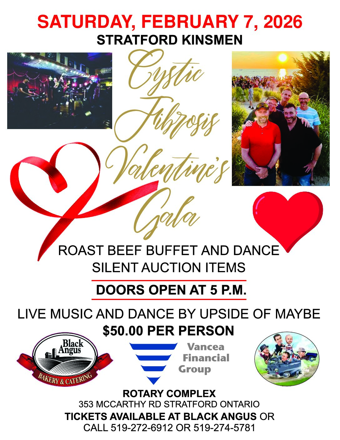 Stratford Kinsmen Cystic Fibrosis Valentines Gala Stratford Kinsmen Cystic Fibrosis Valentines Gala