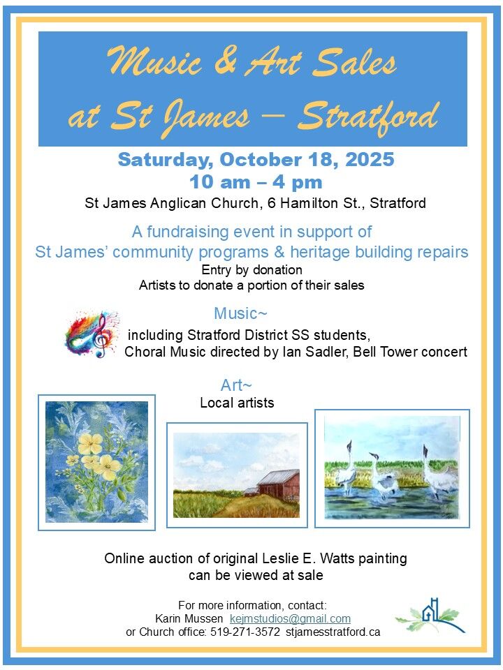 Music & Art Sale – St James Church