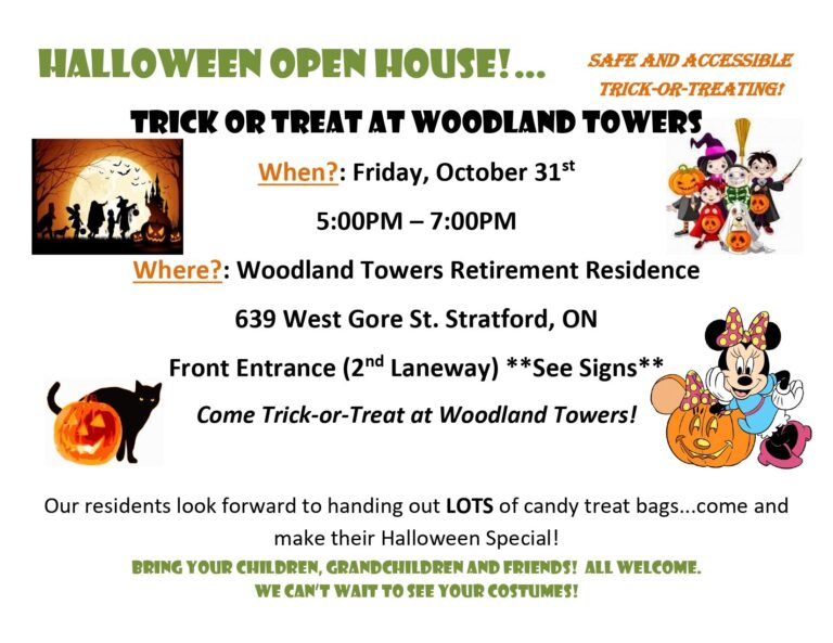 Woodland Towers Halloween Open House Woodland Towers Halloween Open House