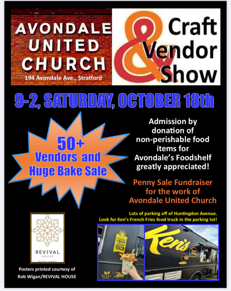 Avondale United Church Vendor/Craft Show