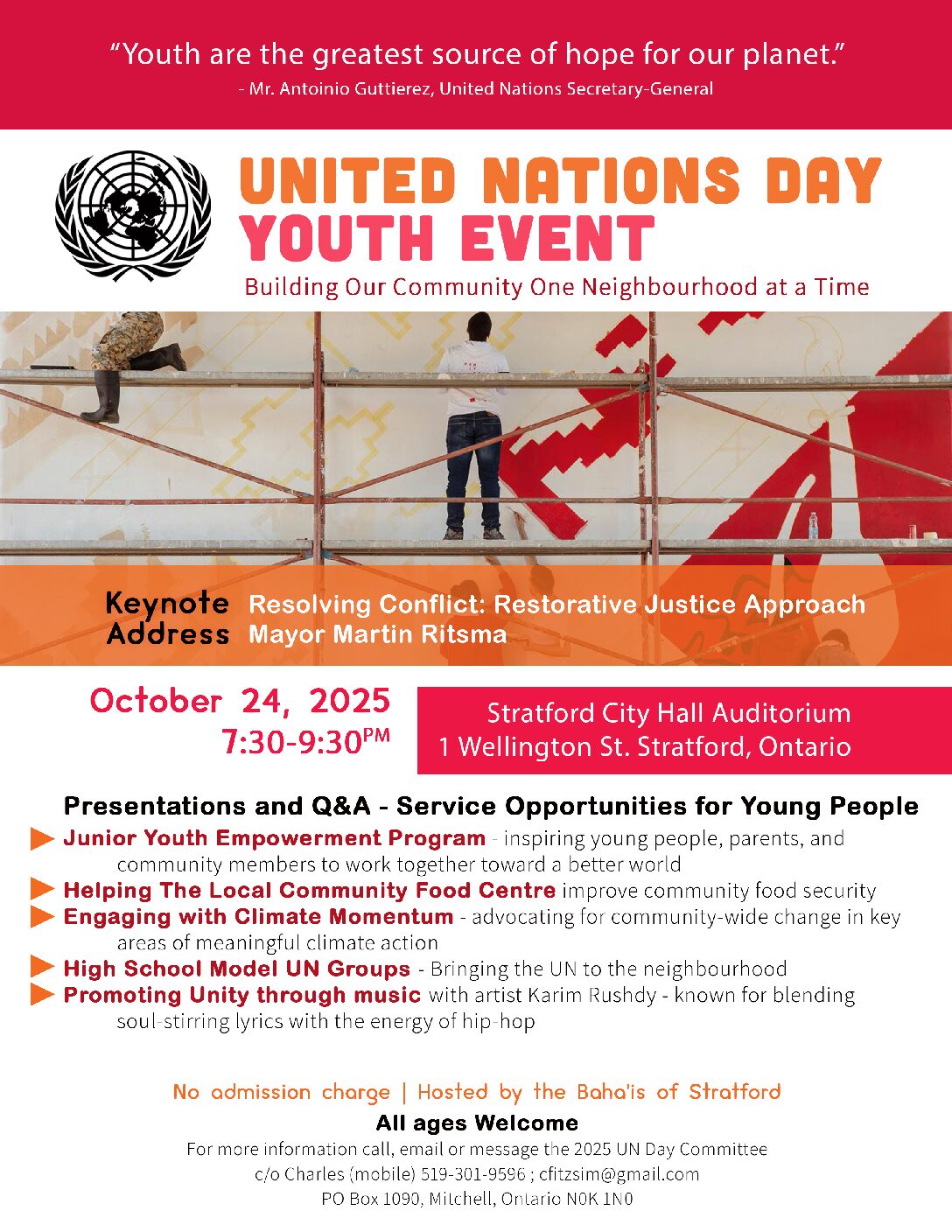 United Nations Day 80th Anniversary Youth Event United Nations Day 80th Anniversary Youth Event